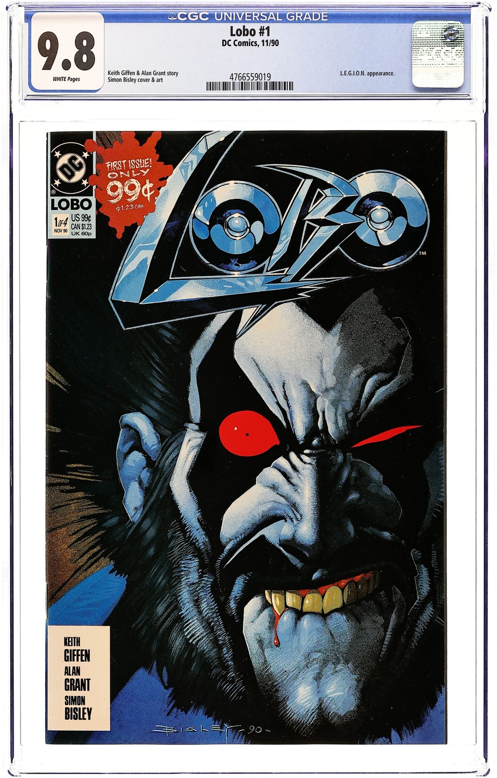 Lobo 1A.D 1st Printing CGC 9.8 1990 4766559019