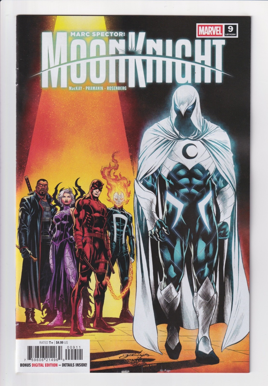 MARC SPECTOR: MOON KNIGHT #9 NM 10 Jed MacKay MARVEL A-Z single