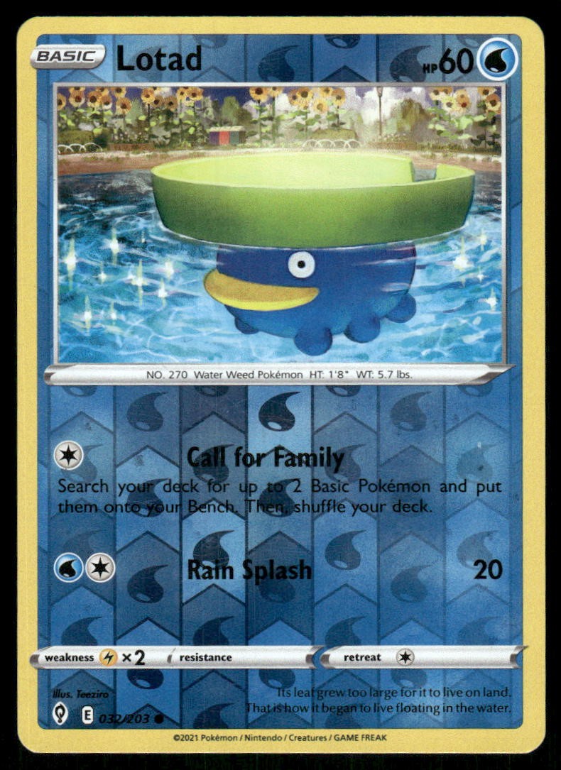 Lombre 033/203 Non Comune Cieli Evoluti Pokemon Reverse Holo Near Mint