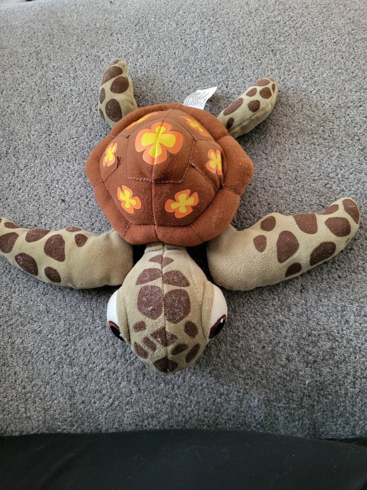 Disney Store Finding Nemo Squirt Kid Turtle 14 in Plush Stuffed Animal Toy