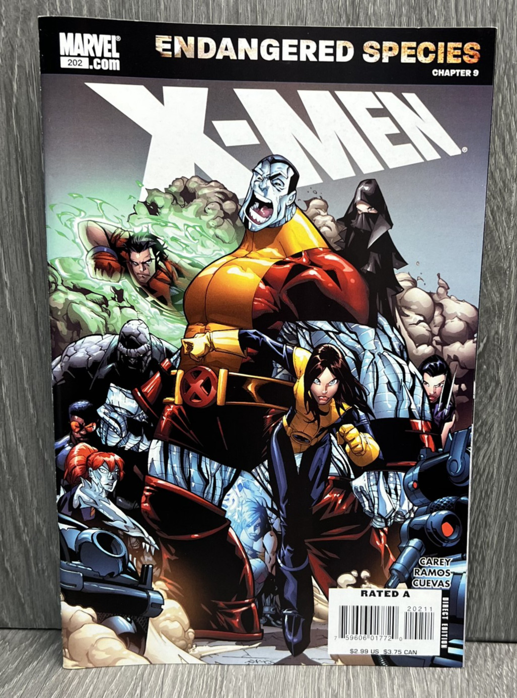 X-Men #202 Marvel Endangered Species Chapter 9 2007 Direct Edition