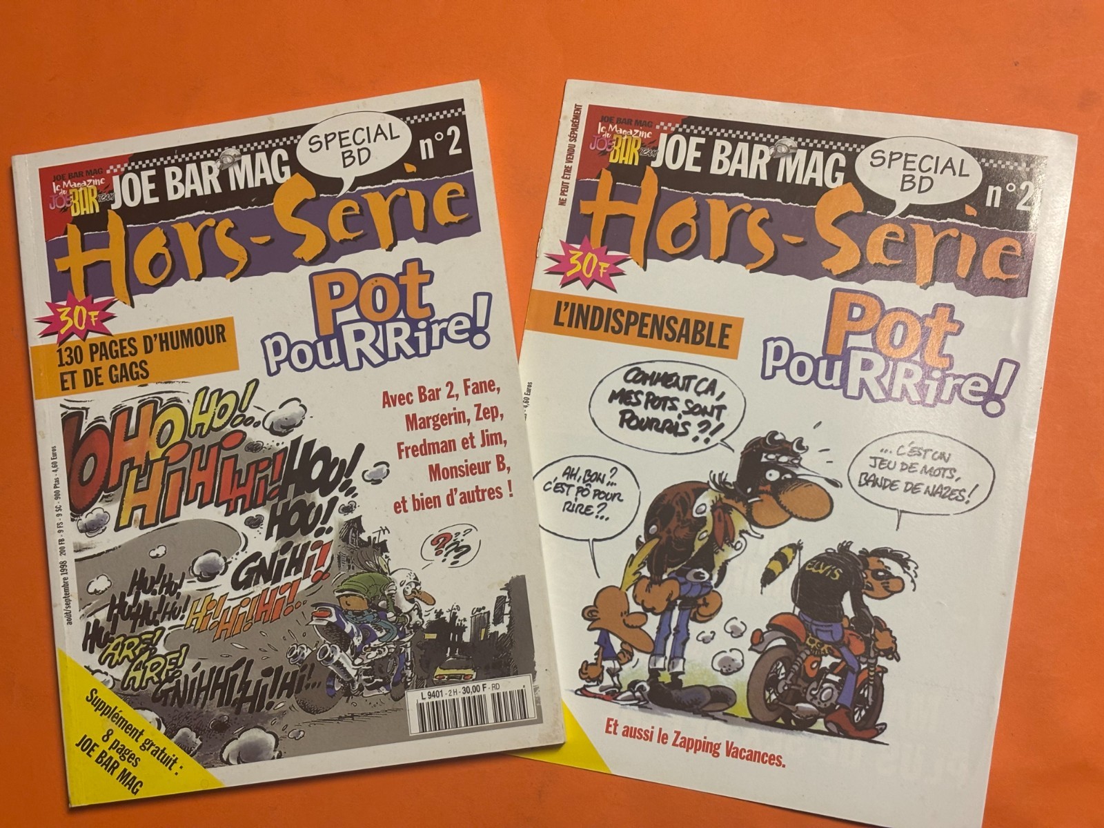 JOE BAR TEAM LE MAG HORS SERIE N° 2 AVEC SUPPLEMENT 8 PAGES COMME NEUF