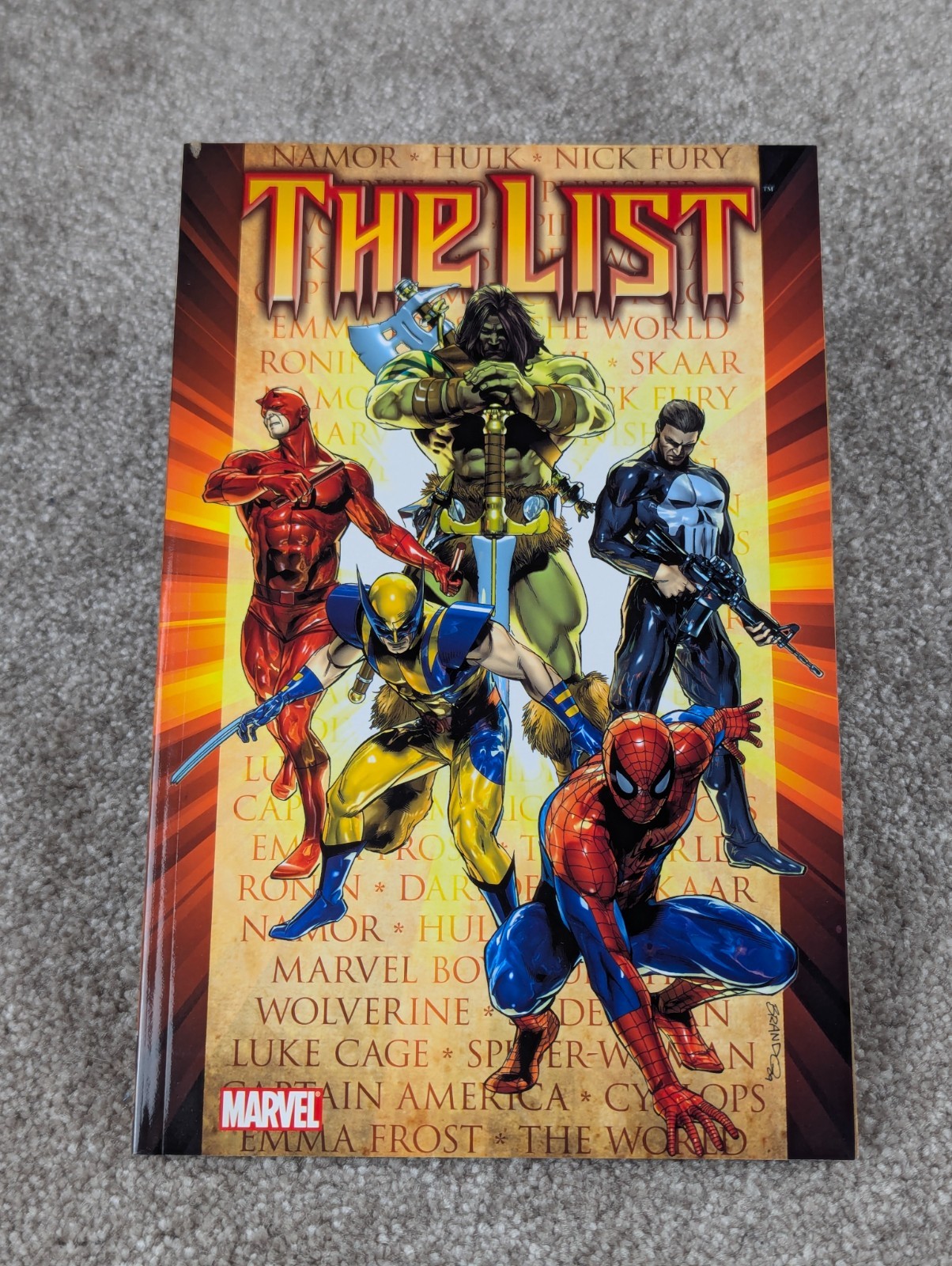 Marvel Dark Reign The List Graphic Novel TPB 2010 1st Print Hulk Punisher X-Men