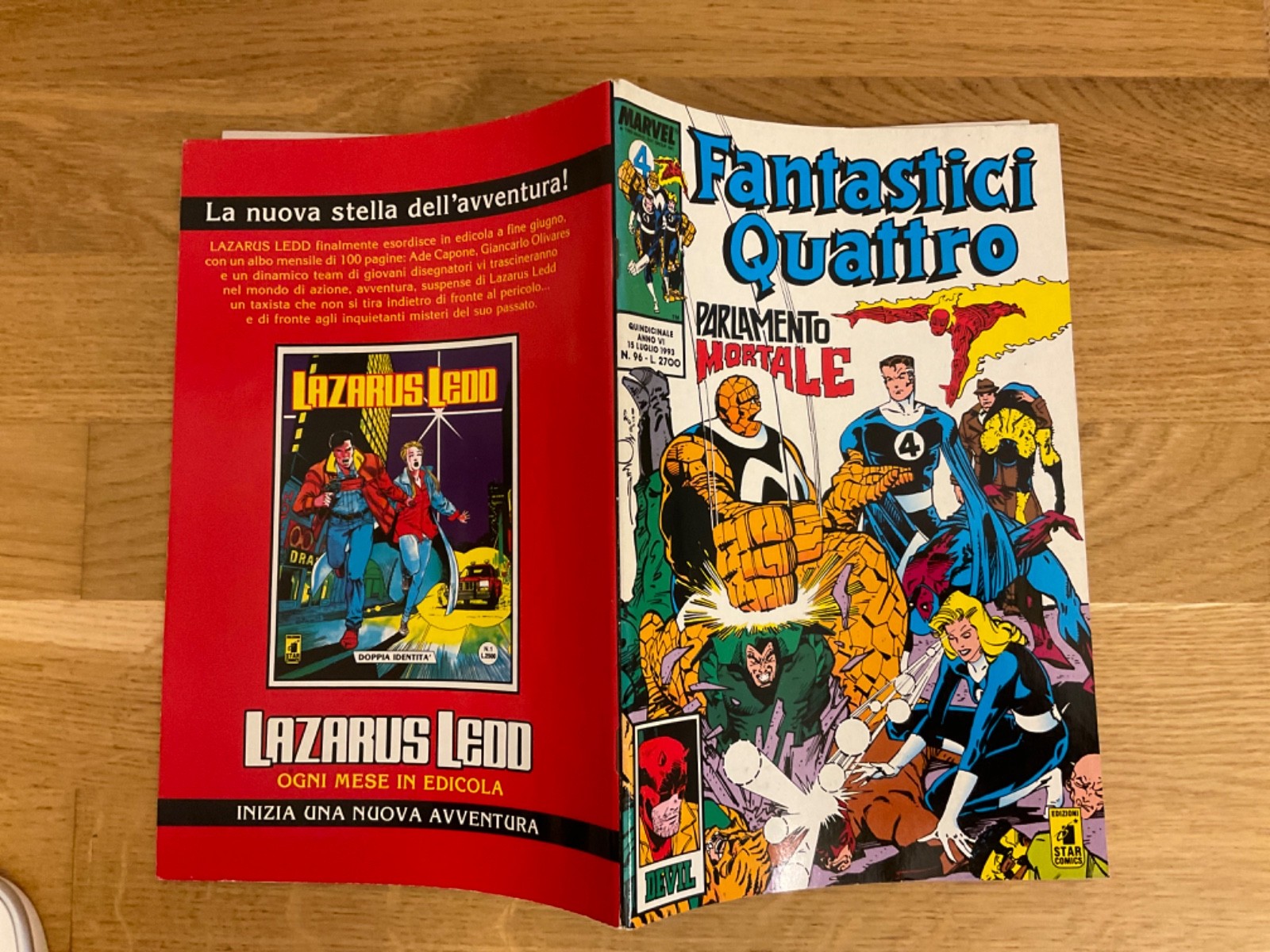 FANTASTICI QUATTRO n. 96  - 1993 STAR COMICS - OTTIMO - MARVEL