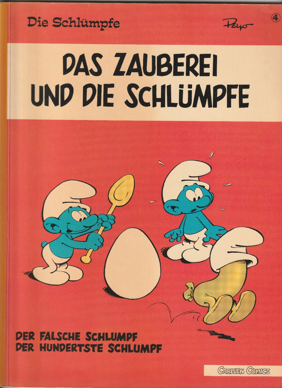 ✪ I PUFFI #4 La magia e i puffi, Carlsen 1980 COMICALBUM Z1-