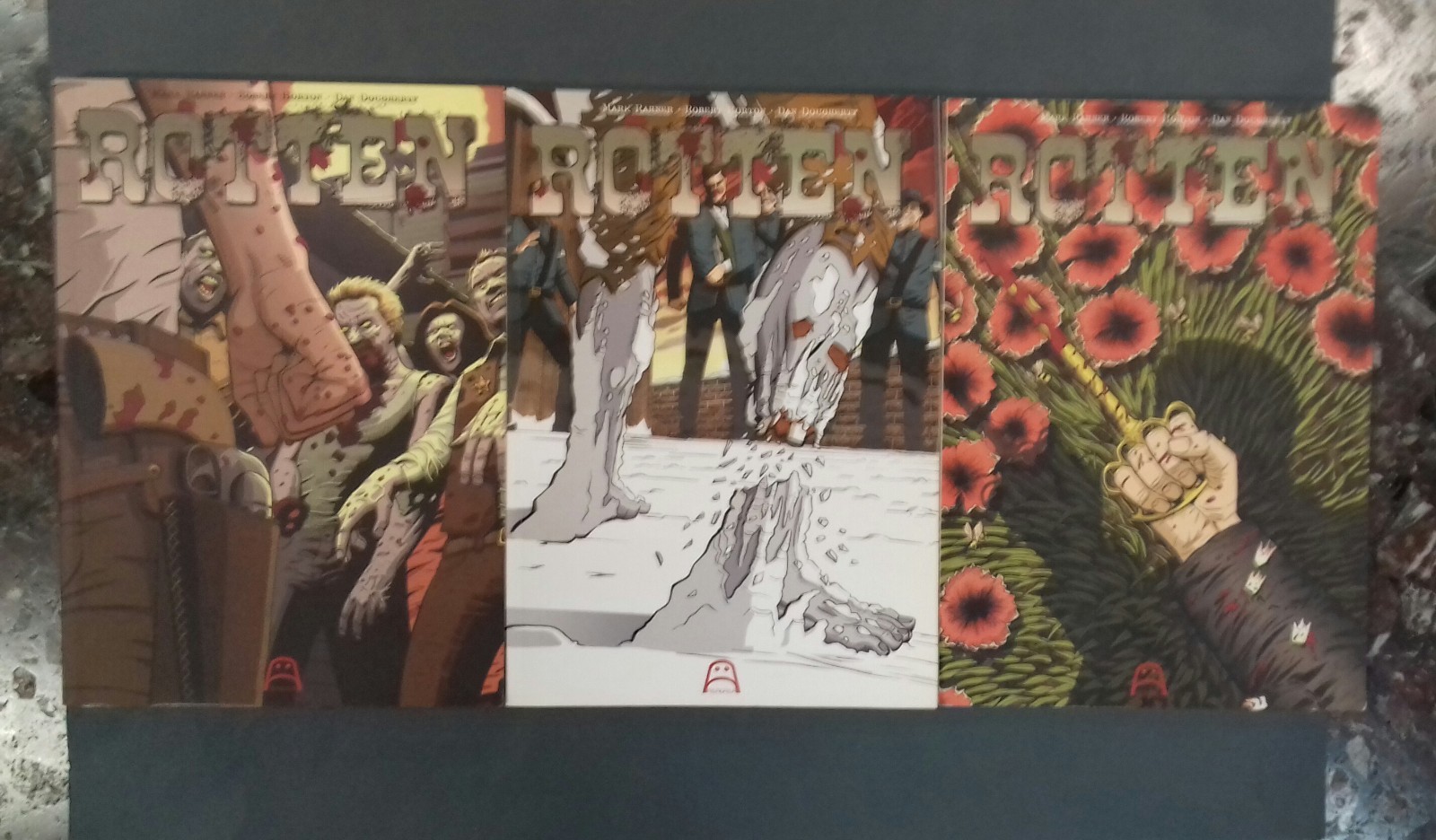 Rotten, serie completa numeri 1,2,3, prima edizione,  Allagalla 2010/2012