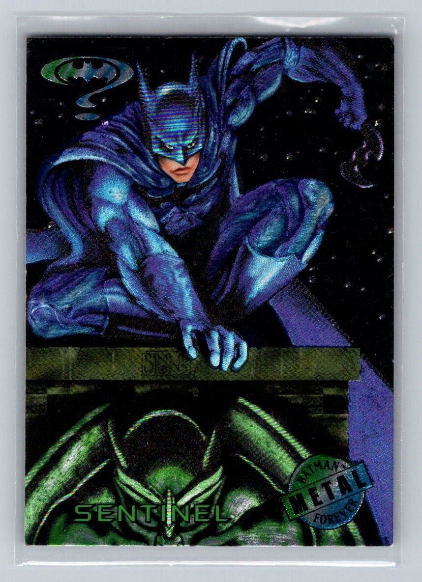 Carta Fleer Metal Batman Forever Batman Sentinel #42 1995