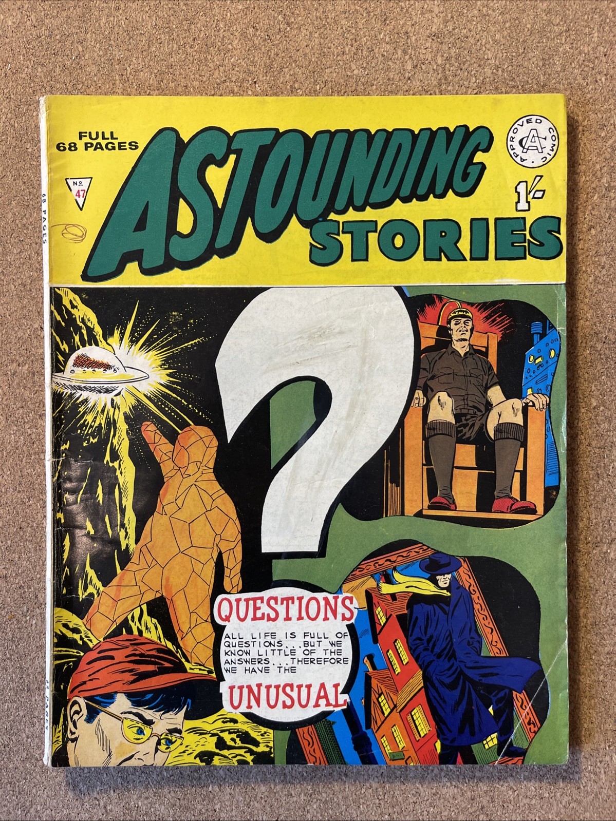 Astounding Stories #47 FN- 1960s Alan Class, Mostly Classic Charlton reprints