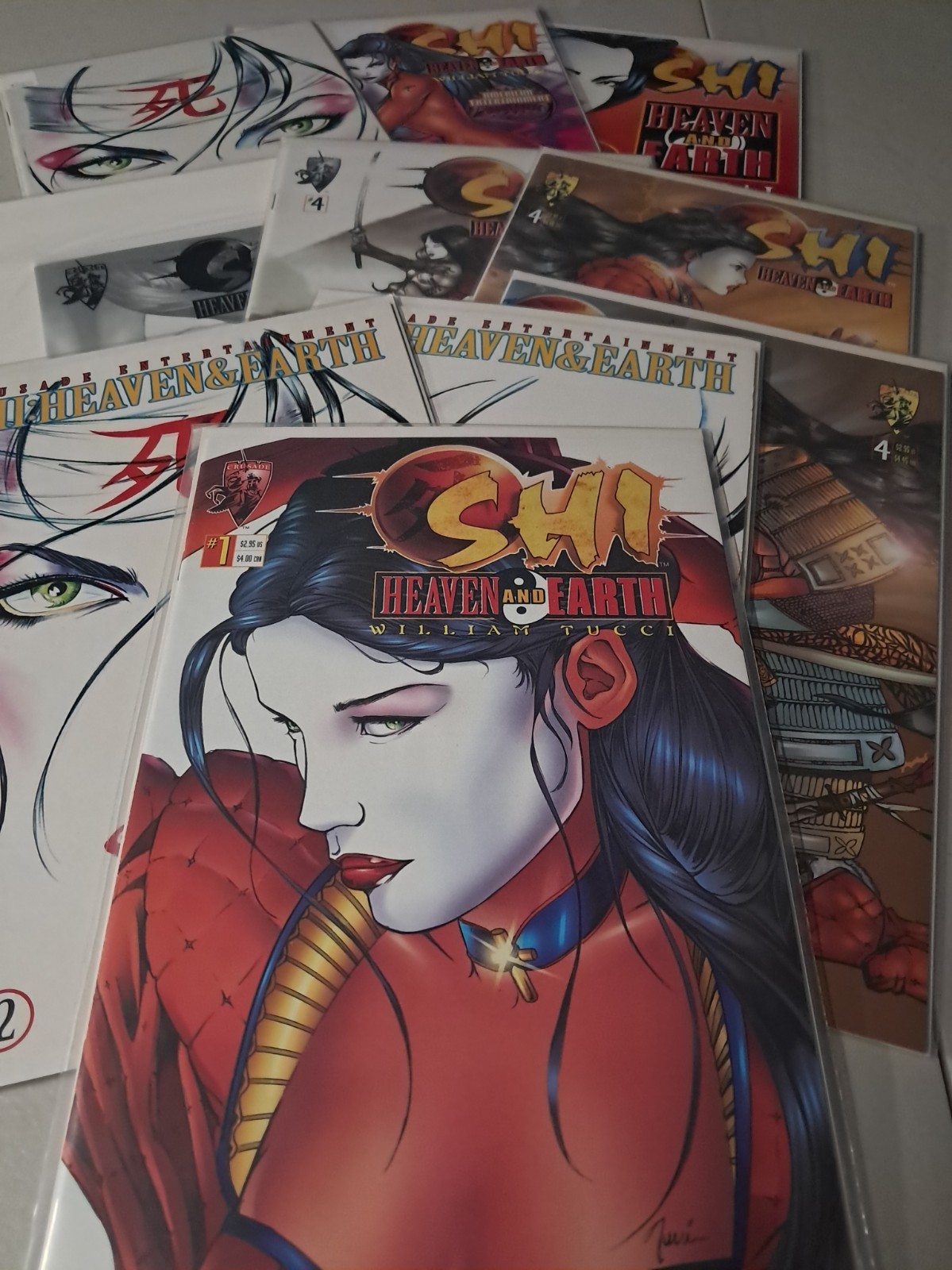 Lot Of 10 Shi Heaven And Earth Comic Books With Variants And Special Editions