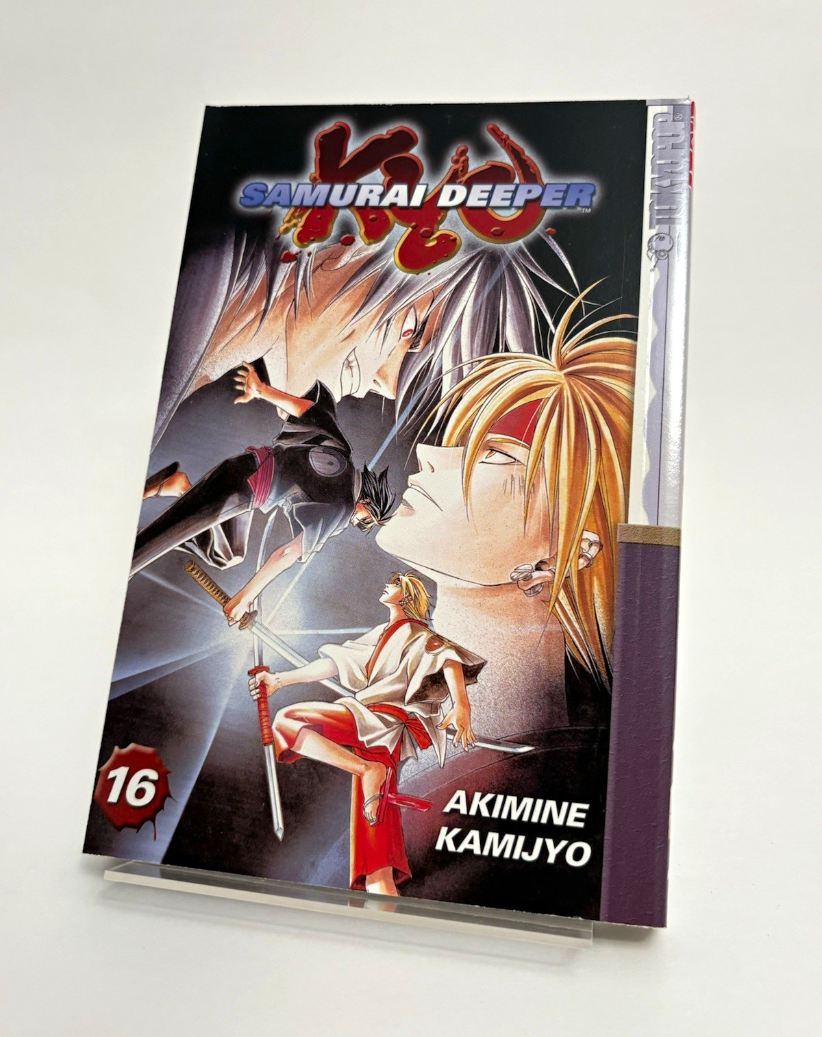 Samurai Deeper Kyo Vol. 16 manga Akimine Kamijyo Tokyopop inglese TPB
