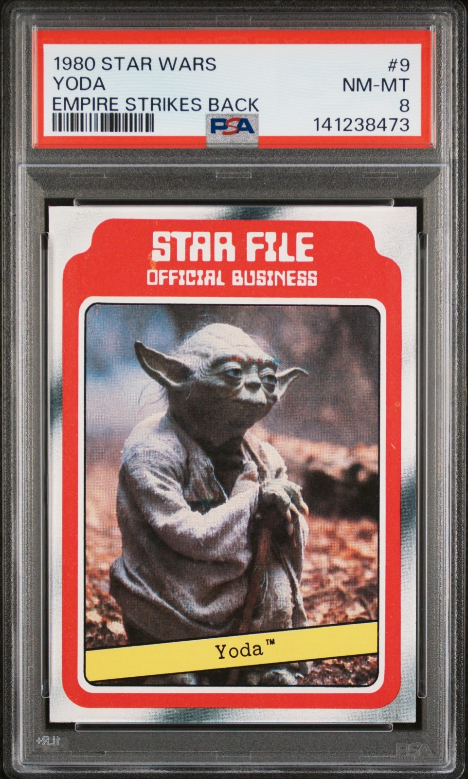 1980 Topps Star Wars Empire Strikes Back ESB #9 YODA RC PSA 8