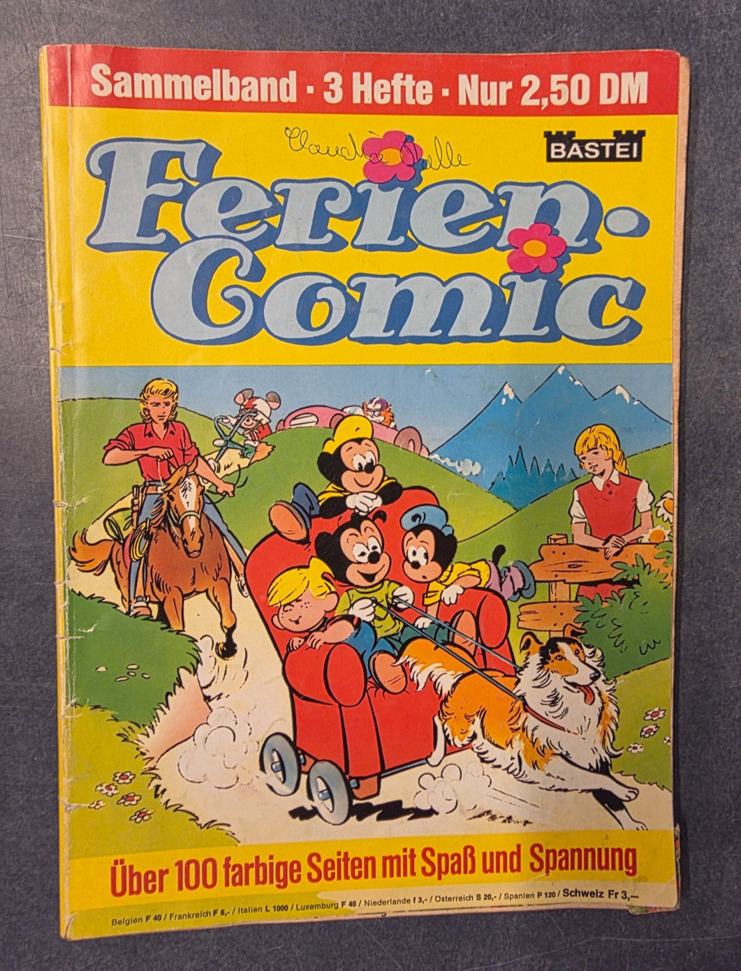 Raccolta fumetti vacanze - Heidi - Bessy - Felix