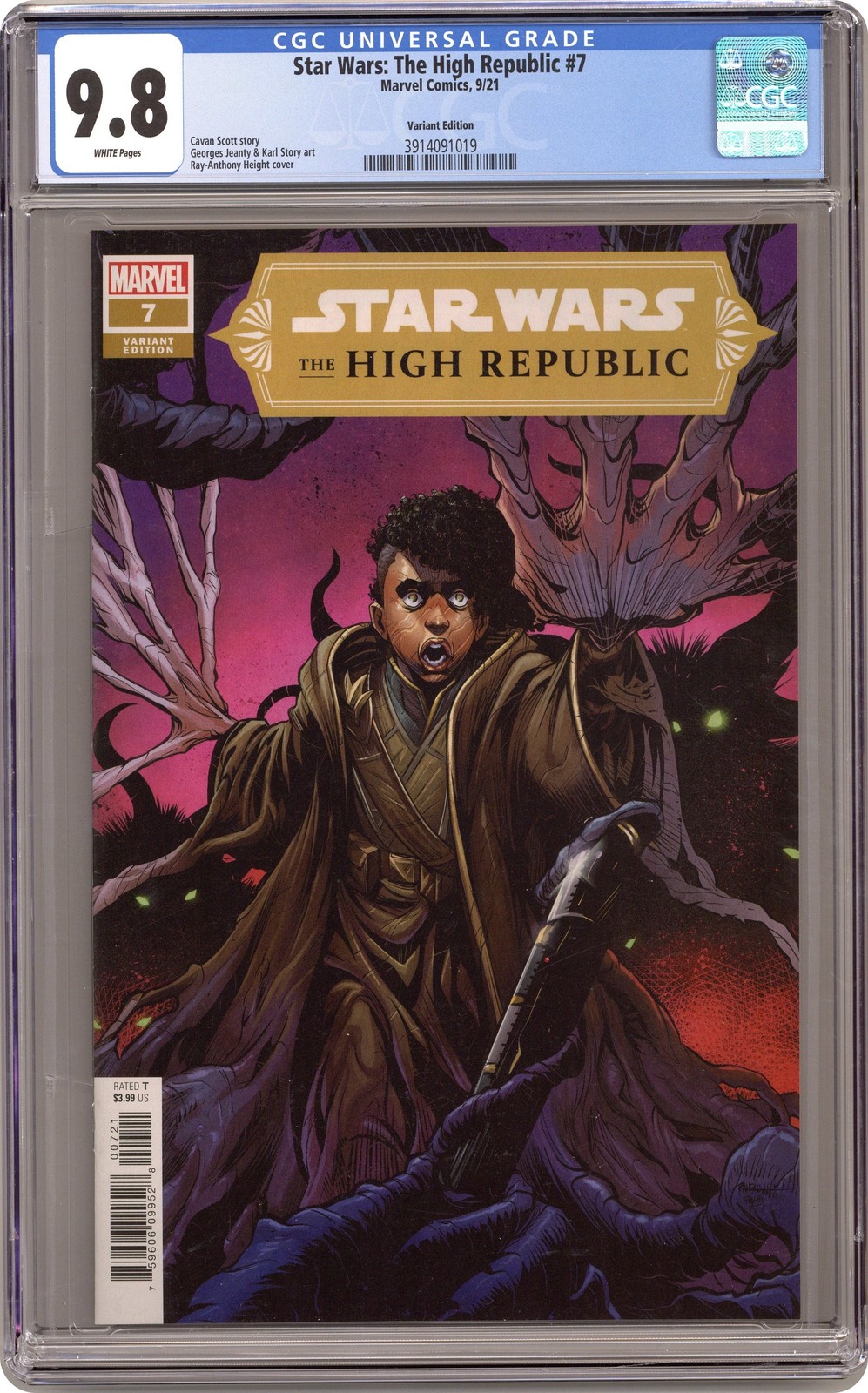 Star Wars The High Republic #7B Height 1:25 Variant CGC 9.8 2021 3914091019