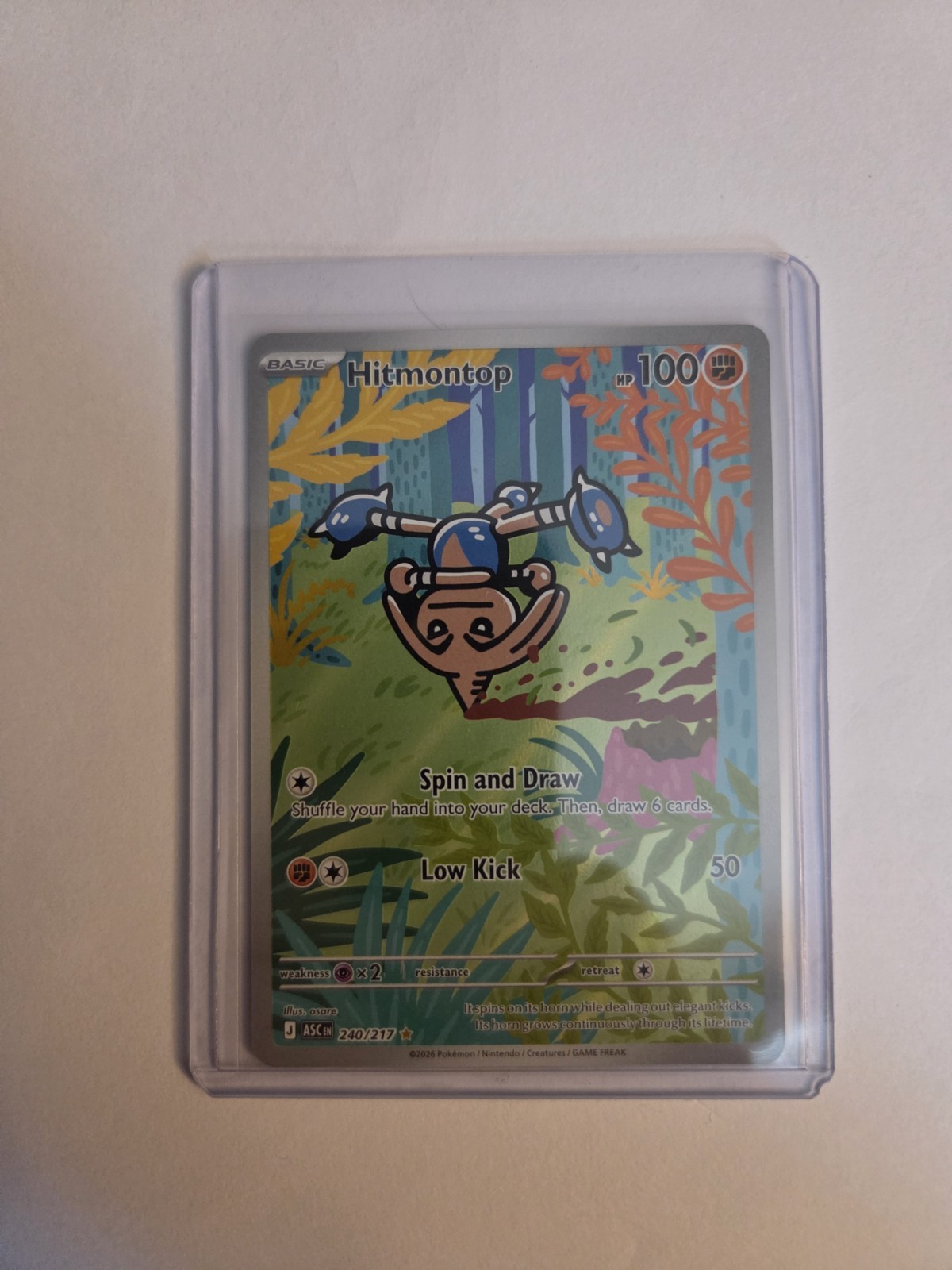Hitmontop 240/217 Me: Ascended Heroes Holo