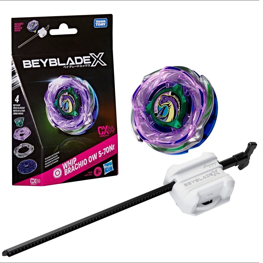 Hasbro Beyblade X Frusta Brachio OW 5-70Nr CX Infinity Starter Pack Set In Mano