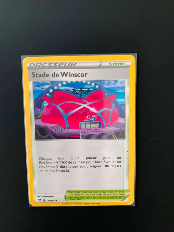 carte pokémon stade de Winscor FR 161/185 Voltage Éclatant