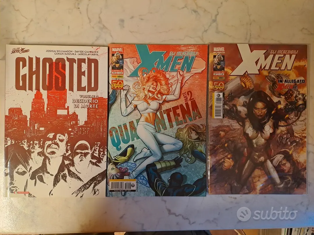 Ghosted 3 + X-Men 256-257 Panini Marvel