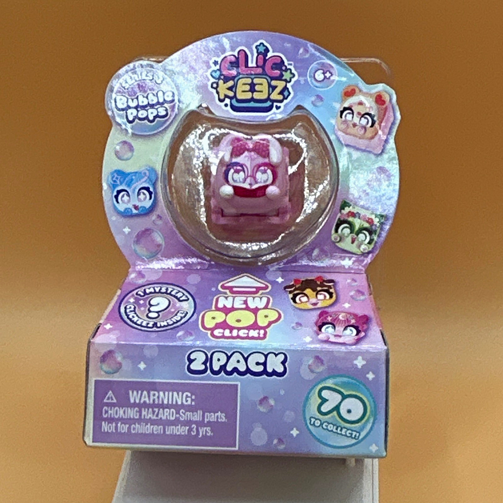 Goliath Clic Keez Bubble Pops Series 1 Limited Ed Cat Figure 3-Pack 6+ 2026