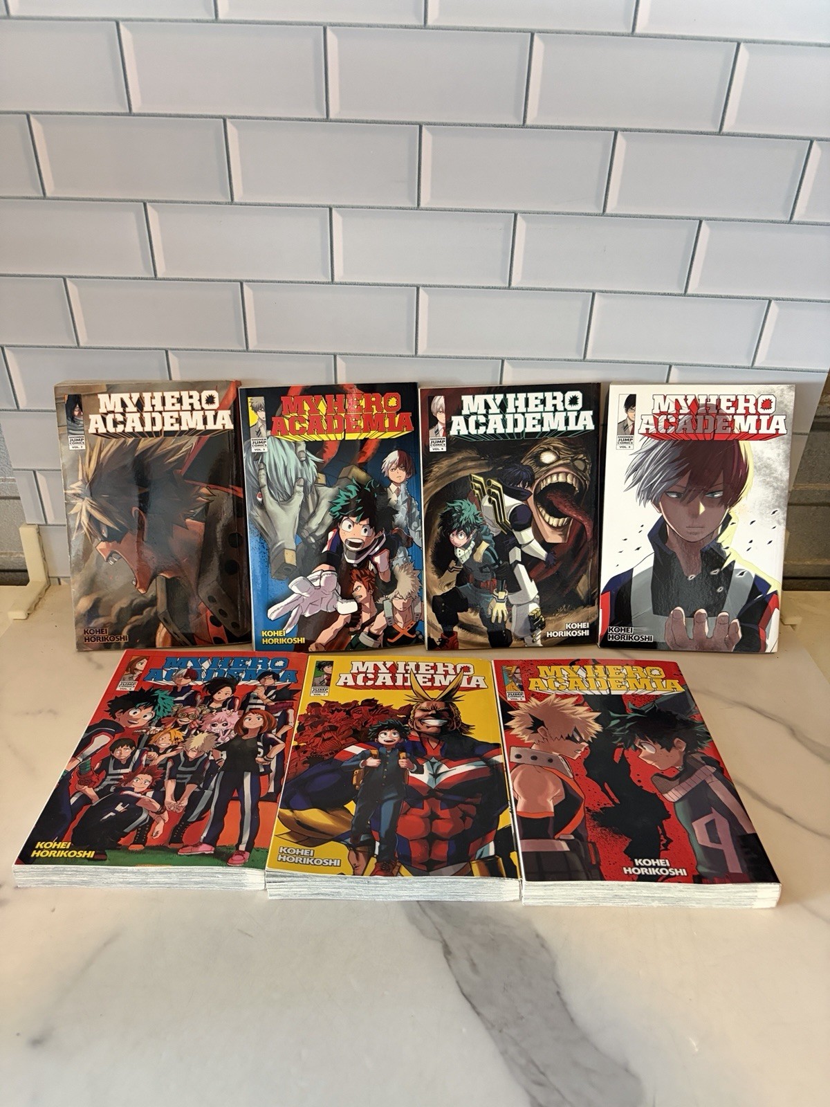 My Hero Academia serie originale vol. 1-7 manga inglese