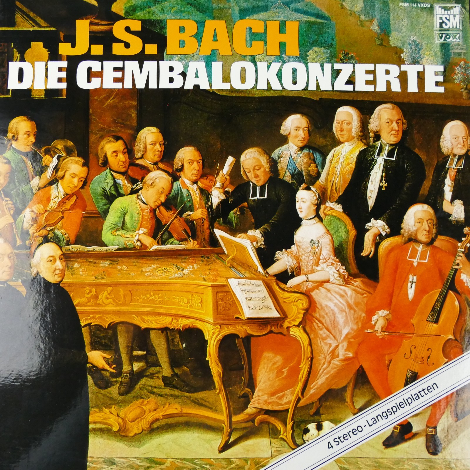 Jörg Faerber J.S.Bach Die Cembalokonzerte 1978 FSM 114VXDS Box Set LP-11489