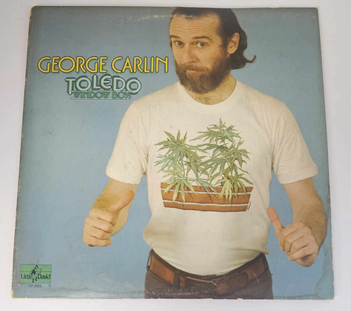 George Carlin Toledo Window Box Vinyl LP 1974 Little David LD3003 