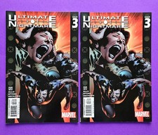 Lotto di 2 fumetti ULTIMATE NIGHTMARE #3 Marvel 2004 NUOVI MAI LETTI VF 8.0 X-Men 