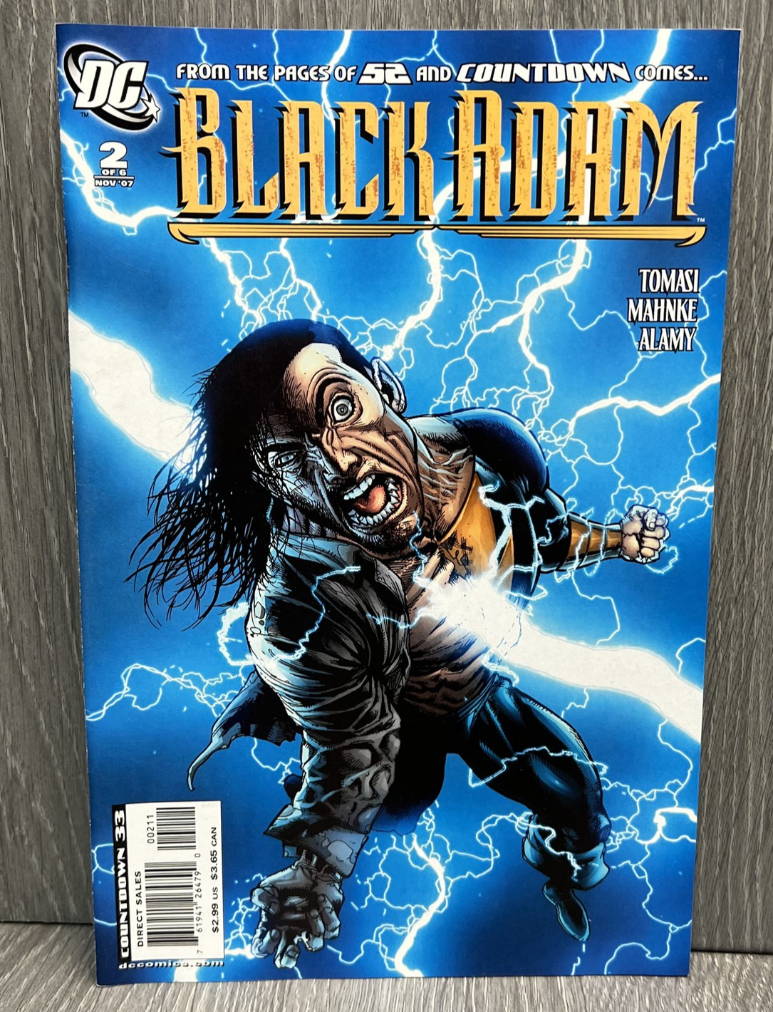 Black Adam #2 DC Comics Peter J. Tomasi Doug Mahnke Newsstand 2007
