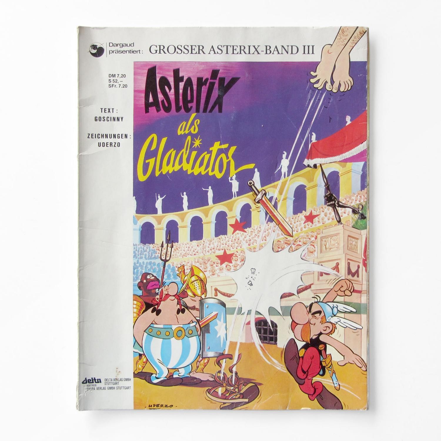 Asterix Band III 3: Asterix come Gladiatore (1992) - Album Fumetti Delta Editore
