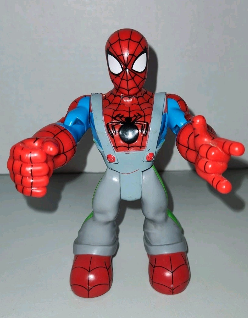 Modellino vintage 2002 Playwell Marvel Spider-Man plastica dura regolabile 6" 