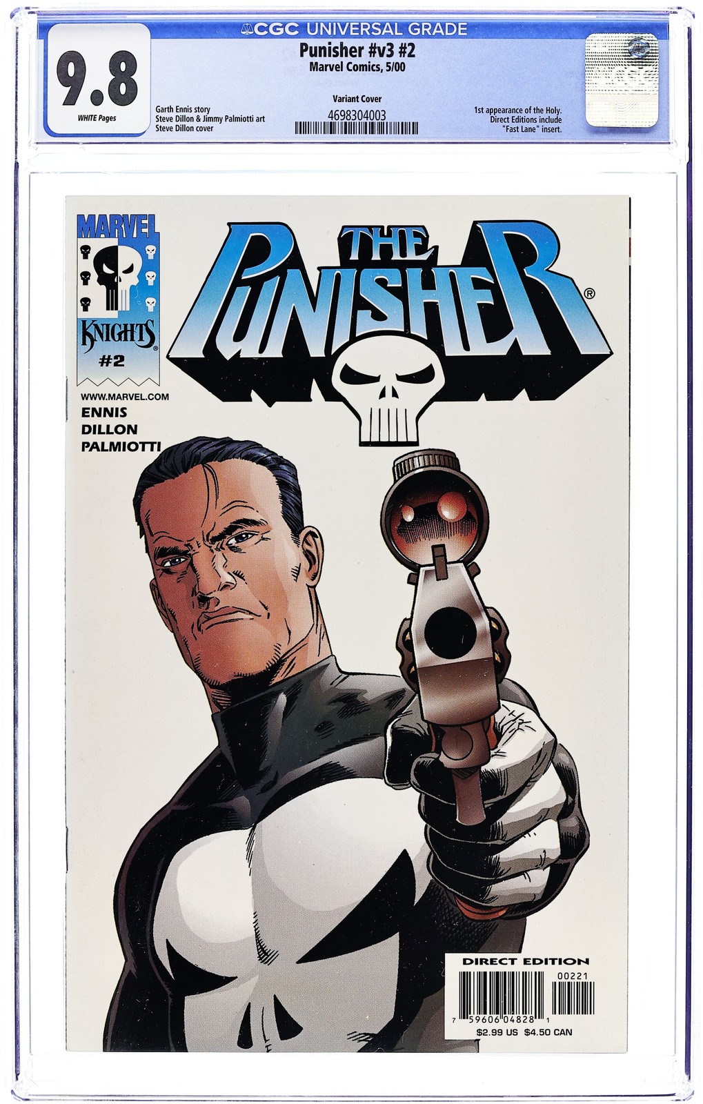 Punisher #2A Dillon CGC 9.8 2000 4698304003