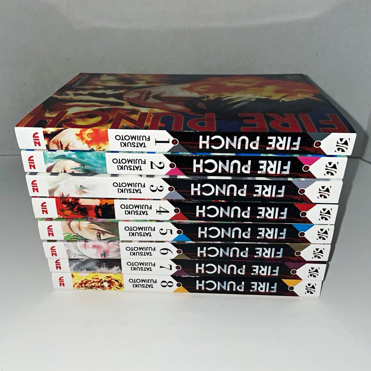 Lotto manga Fire Punch vol 1-8 graphic novel inglese copertina morbida