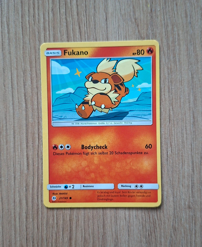 Sammelkarte Pokémon Sonne & Mond Fukano