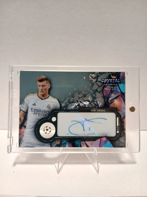 Toni Kroos Autograph /50 Topps Crystal 2024