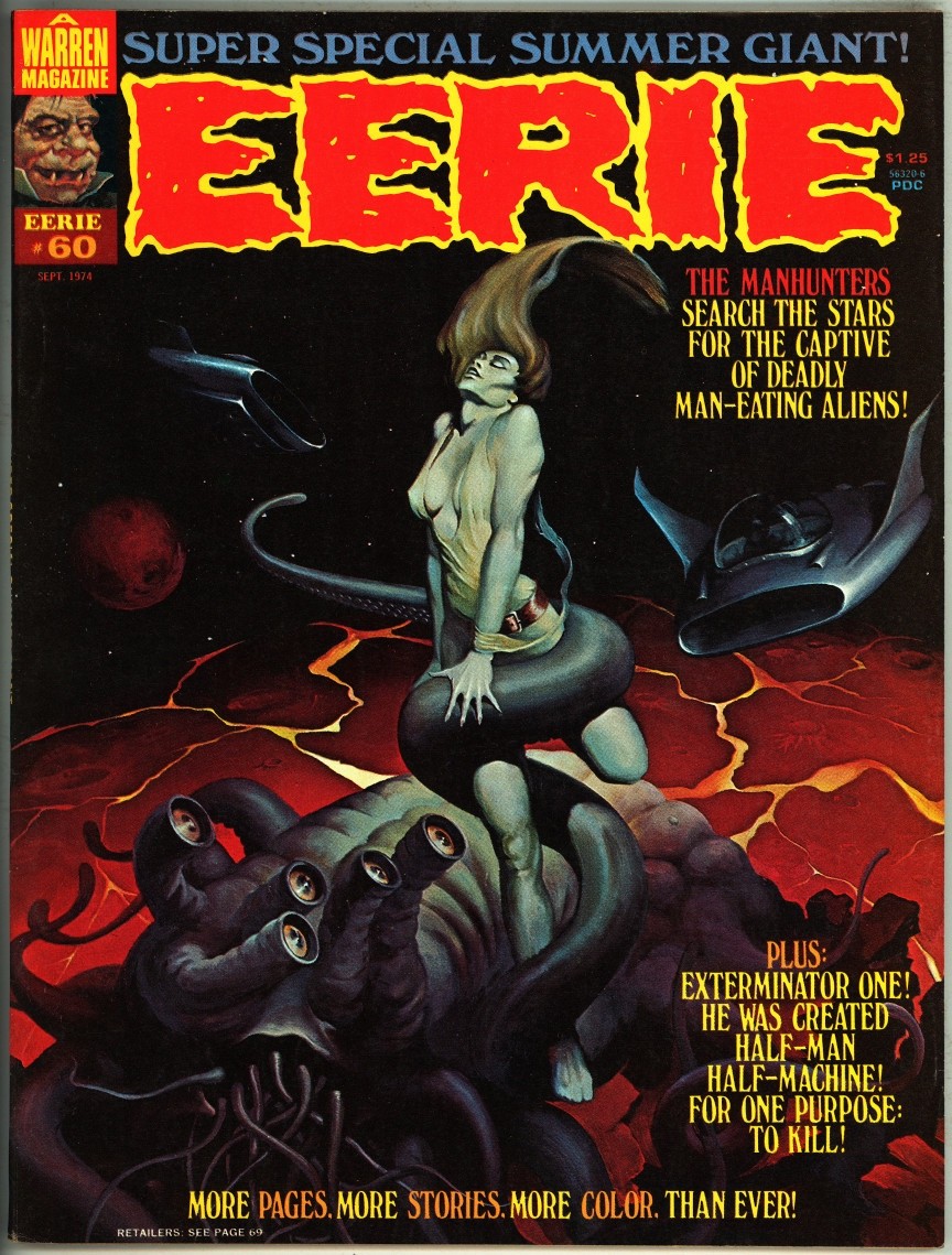 Eerie 60 VF+ 8.5 High Grade Bernie Wrightson Wally Wood Warren Bronze Horror BIN