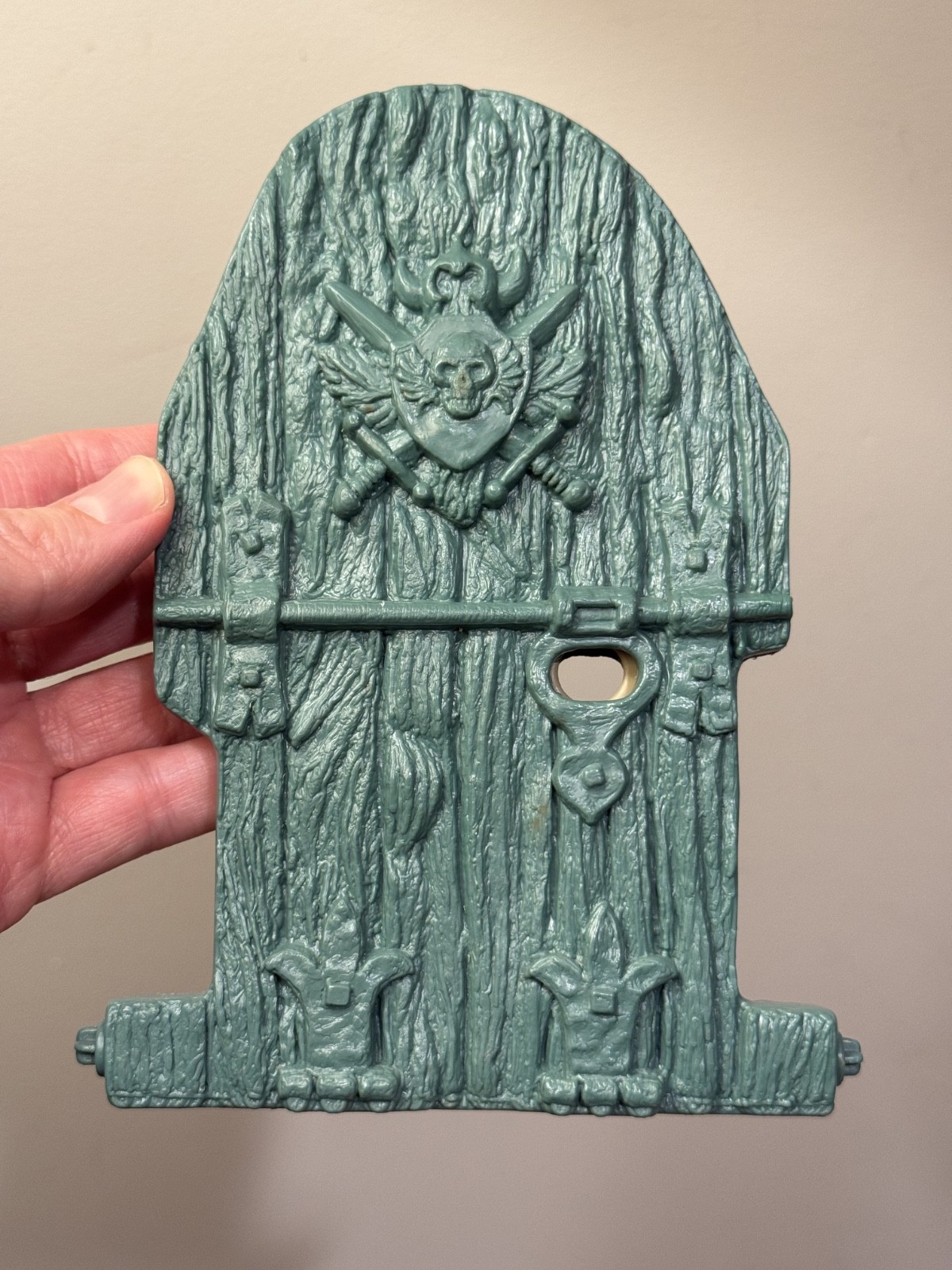 Vintage 1981 Mattel MOTU Castle Grayskull Drawbridge Part Jaw bridge