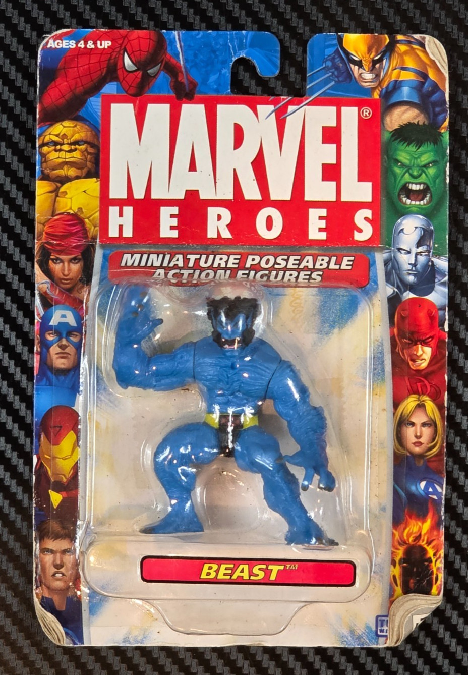 Toybiz Marvel Heroes Beast Modellino in miniatura posabile #71582 *Leggi