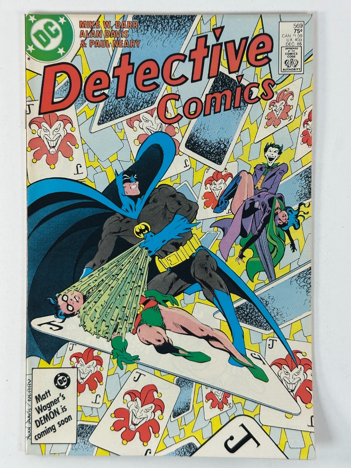 Detective Comics #569 Batman Joker Robin DC Comics 1986 fumetto