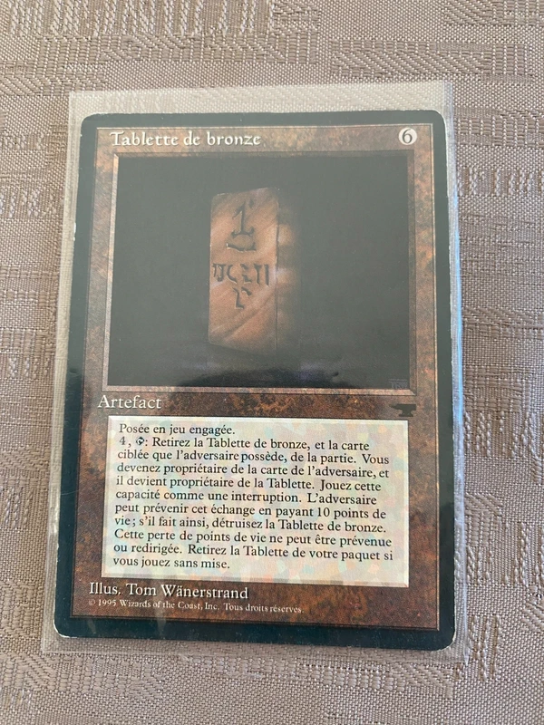 Carte Magic Tablette de bronze