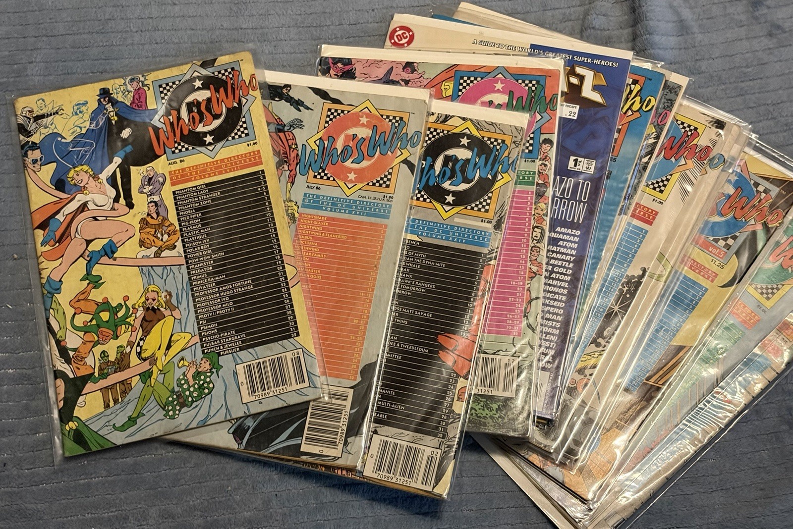 Lotto Who's Who DC Comics.  15 fumetti più 1 fumetto JLA-Z