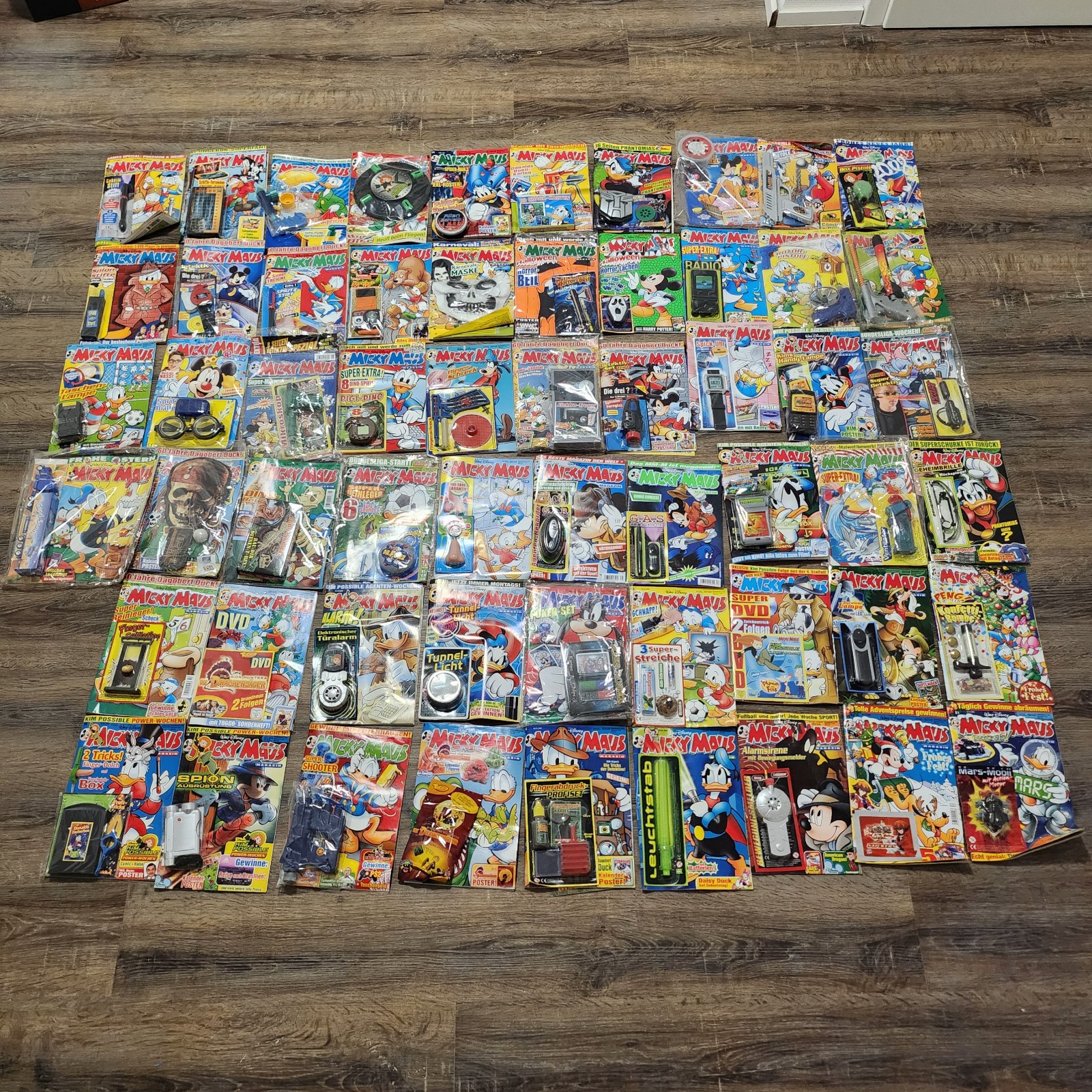Topolino 2007 2008 Collezione 58 Quaderni Con Supplementi Gimmicks Disney Ehapa