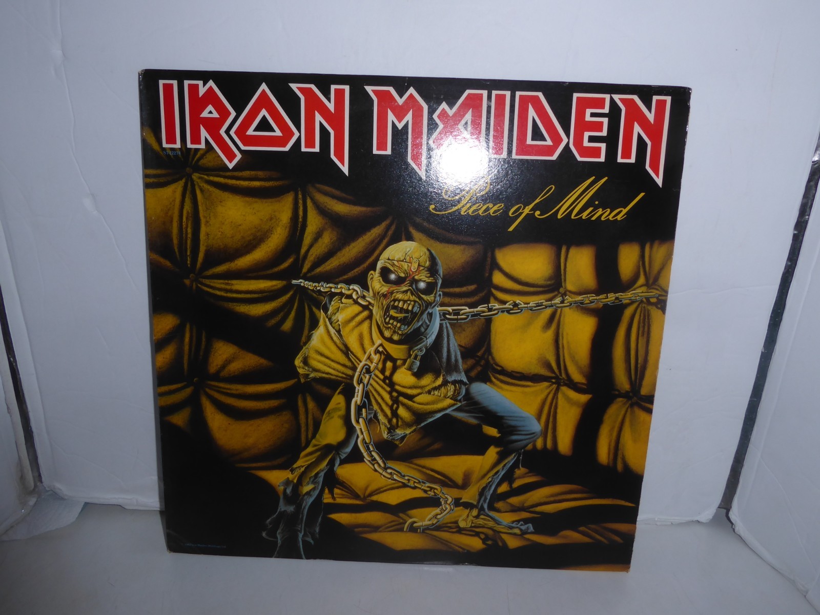 IRON MAIDEN 1983 'Piece of Mind' Vinyl LP Capitol ST-12274