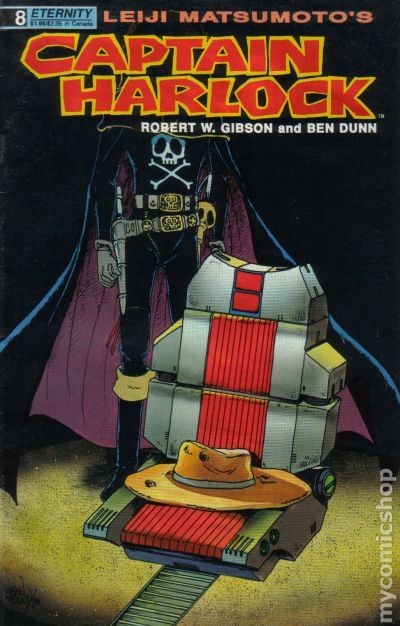 Capitano Harlock #8 FN 1990 Immagine Stock