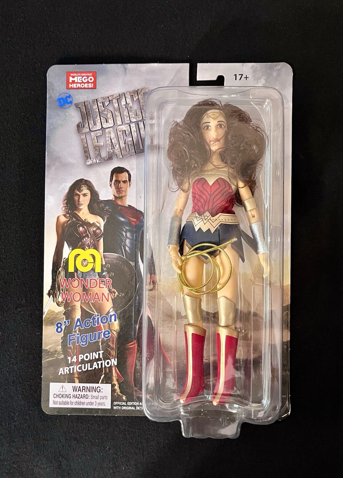 Mego Wonder Woman 8” Action Figure Justice League WGSH