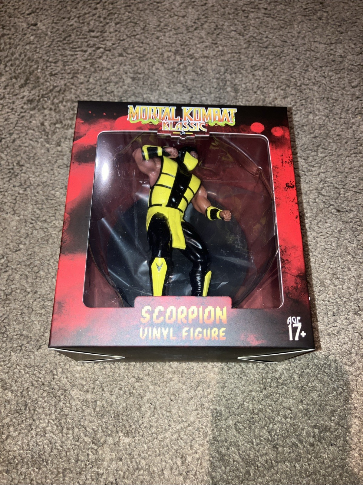 Mortal Kombat Klassic Scorpion Vinyl Figure CultureFly New