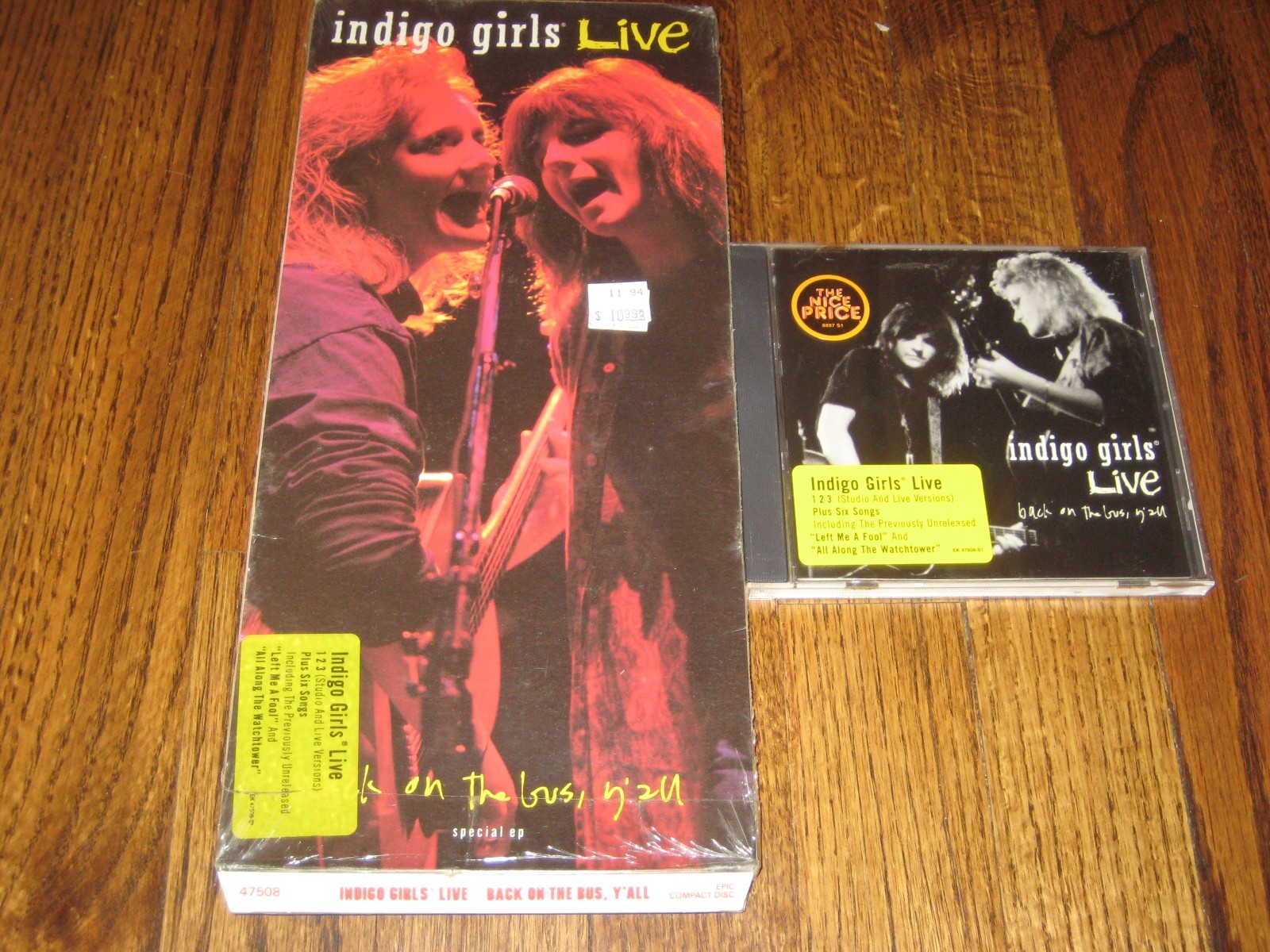 Indigo Girls Back on the Bus Y'all  Longbox  and Original Cd