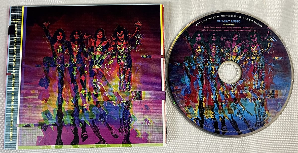 KISS Destroyer Blu-Ray Audio CD 45th Anniversary Box Set Limited Edition New