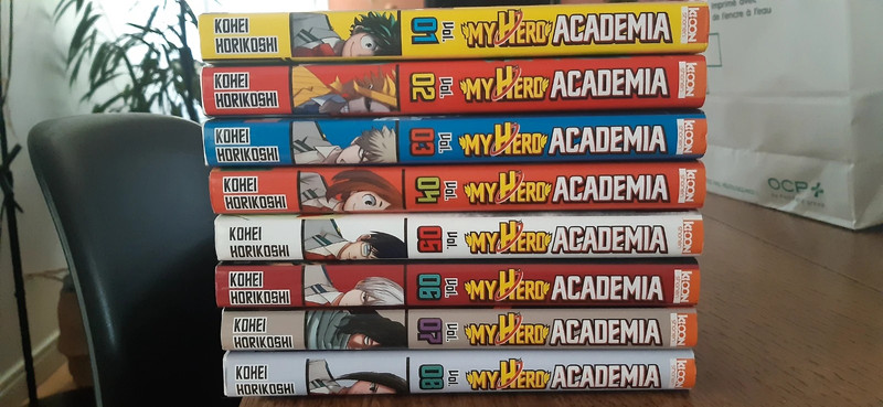 My hero academia tomes 1 à 8