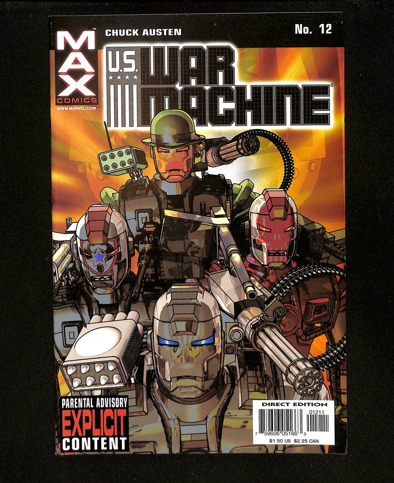 U.s. War Machine #12 Max 2002