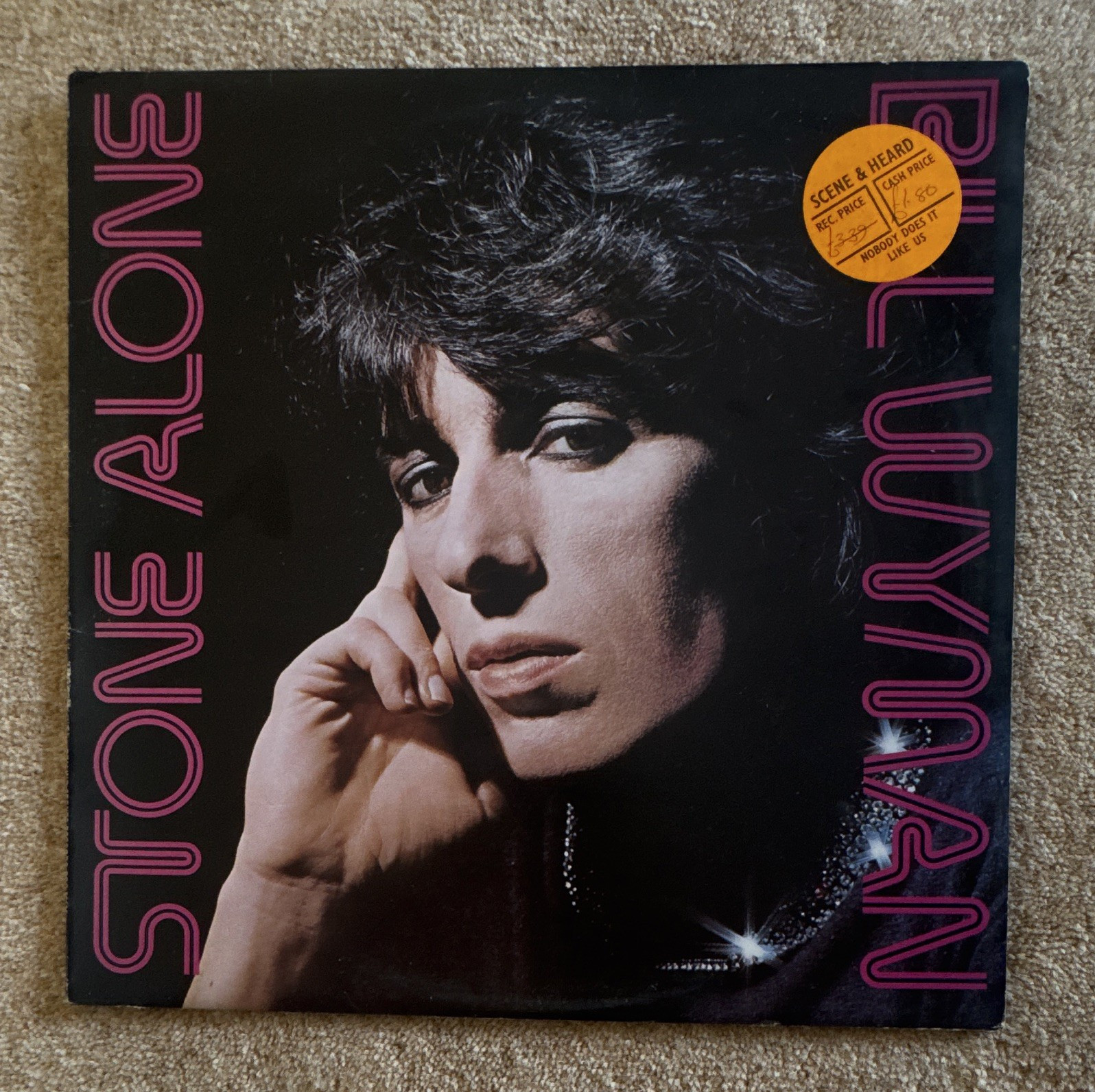 Bill Wyman Stone Alone Rolling Stones 1976 LP Vinyl COC 79103 1st pressing