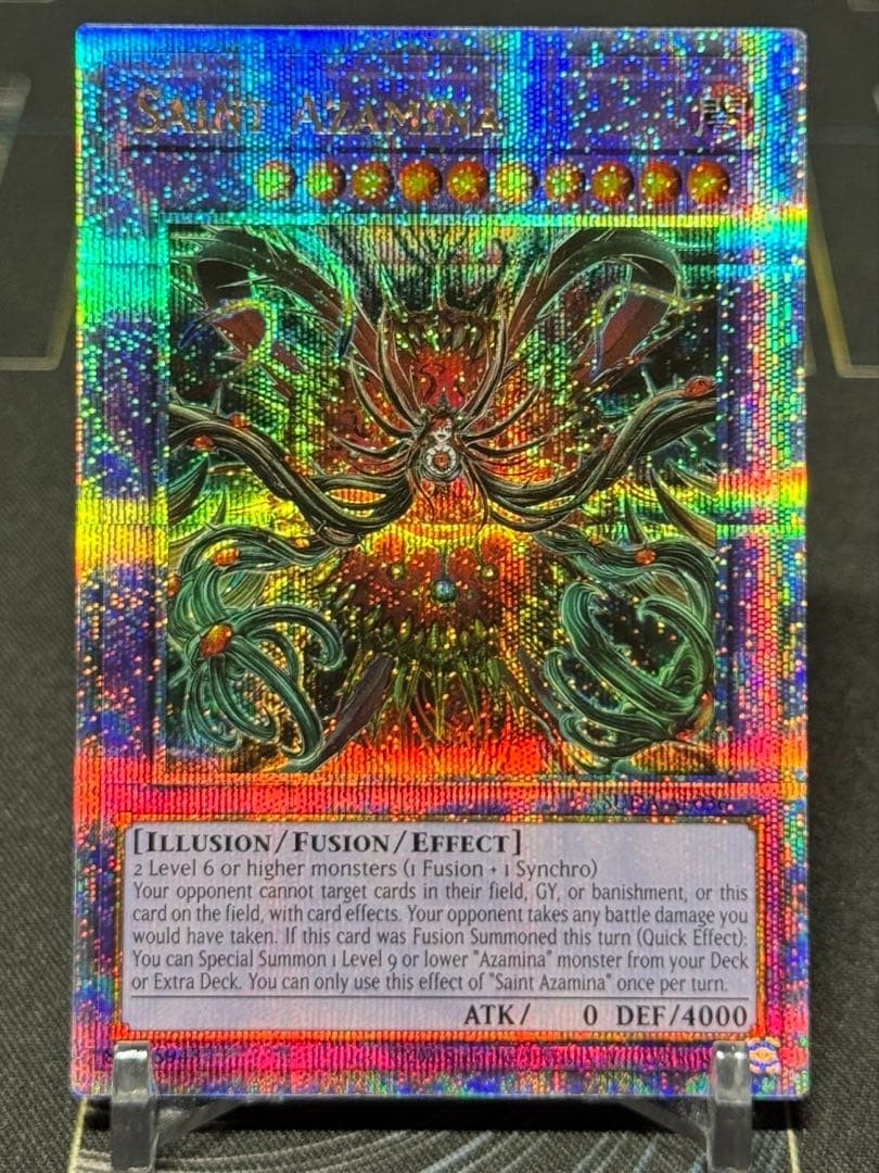 Yu-Gi-Oh Santità di Azamina 25° Cinque Ologrammi Asiatico Inglese Giapponese